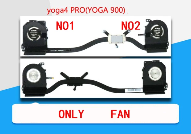Новый оригинальный вентилятор для Lenovo yoga 4 PRO YOGA 900 13isk 131sk CPU GPU FAN AVC|Кулеры и системы