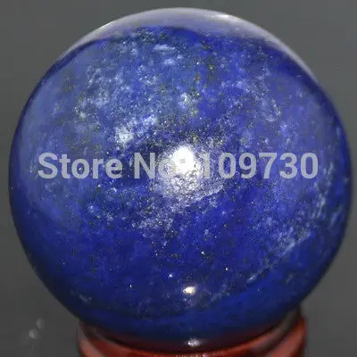 Фото Гигантский драгоценный камень AFGAN LAPIS LAZULI 50 мм, хрустальный шар/Хрустальная Сфера №3