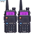 2 шт. BaoFeng UV-5R VHFUHF136-174Mhz и 400-520 МГц Двухдиапазонная рация двухстороннее радио Baofeng портативное радио UV5R CB