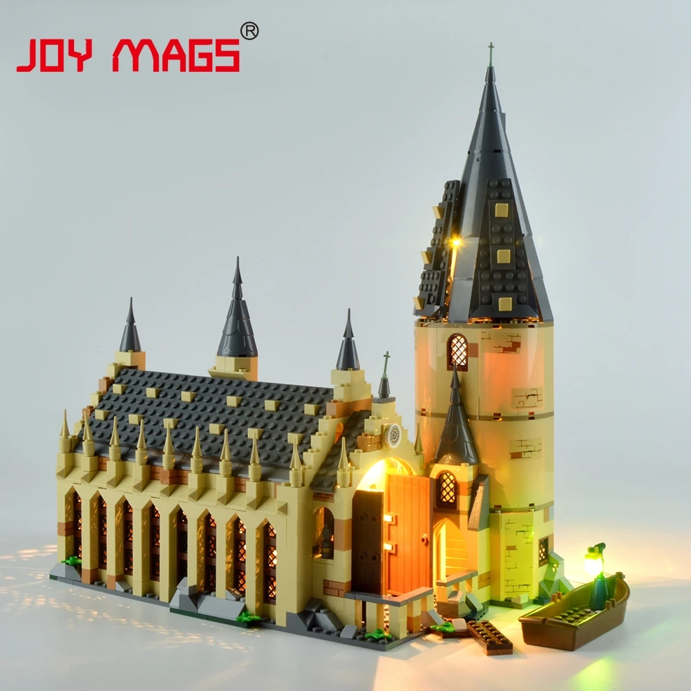 

JOY MAGS Led Light Up Kit for 75954 Great Hall Building Blocks Set (NOT Include the Model) Bricks Toys for Children