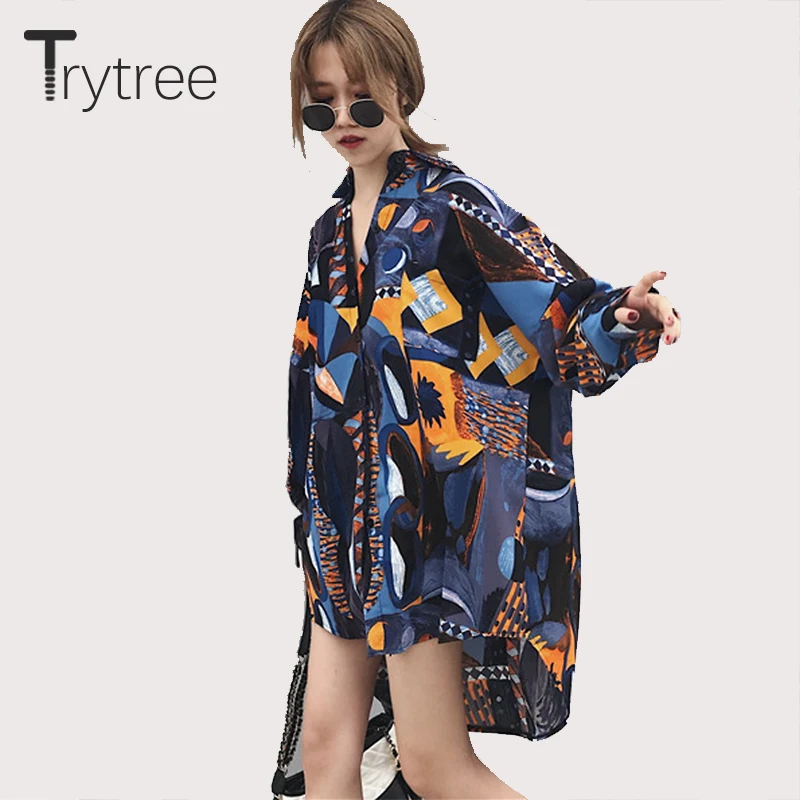Летняя Осенняя женская блузка Trytree кимоно с аппликацией Солнцезащитный Топ