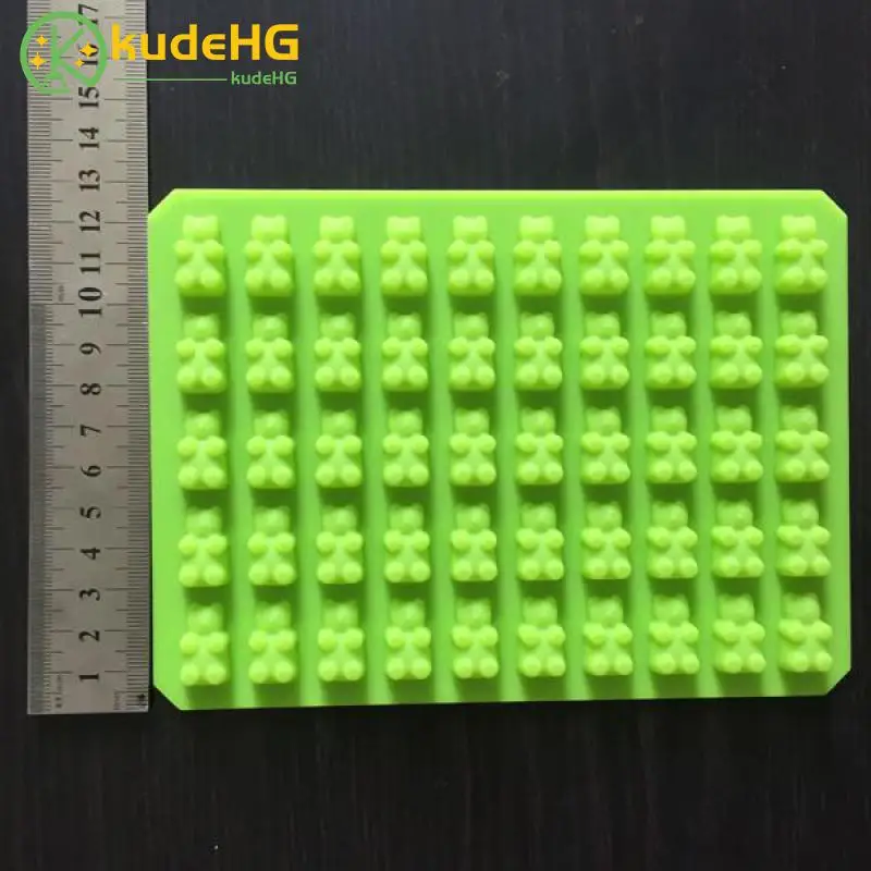 2019 модные формы для тортов 1 комплект 50 силиконовые полости Gummy медведя шоколада