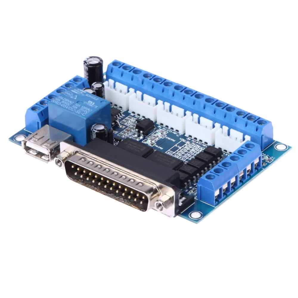 Плата расширения PCI USB адаптер LPT CNC интерфейс драйвера шагового двигателя DC 12 24 В с