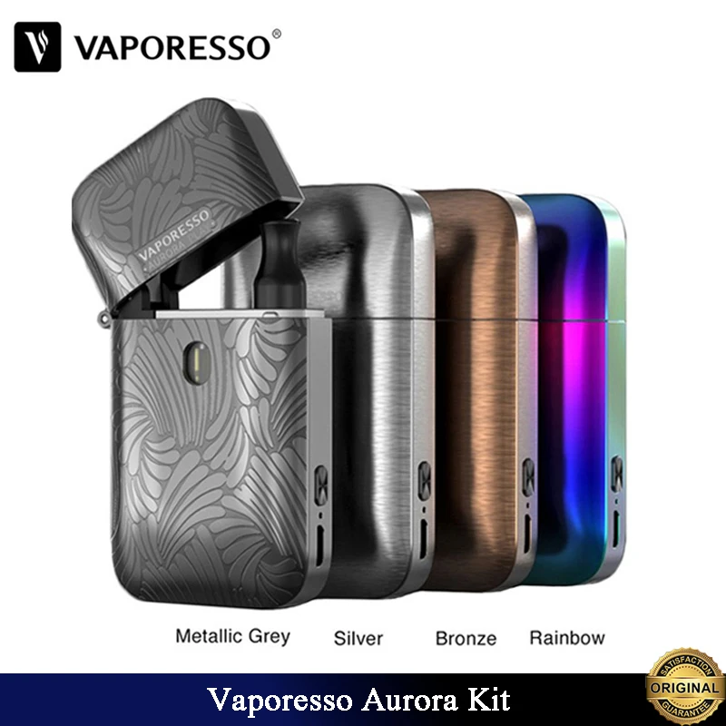 Оригинальный вейп набор Vaporesso Aurora Play Pod емкость 2 мл POD 650 мАч встроенный
