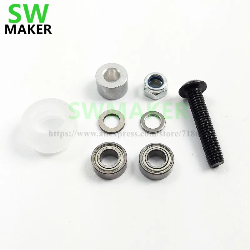 Openbuilds Poly Carbonate Small V wheel Kit для V-Slot rail OX CNC Slot Xtreme mini solid | Обустройство дома