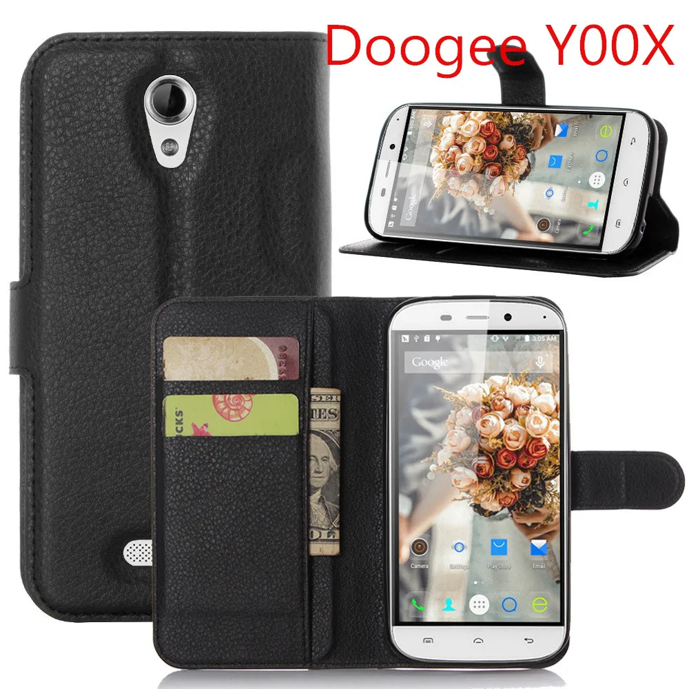 Doogee y100x кожаный чехол с карт памяти стенд Стиль бумажник флип защитная крышка Для