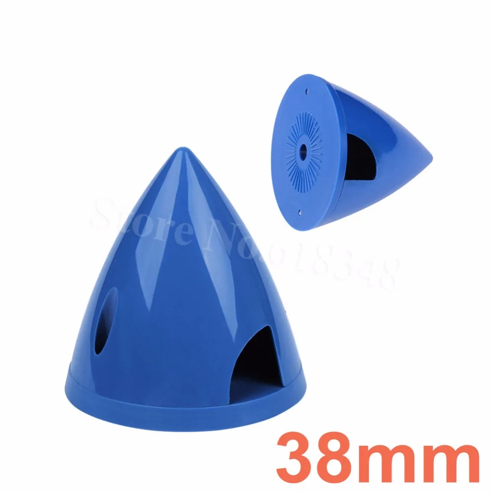 Вращающийся крепеж для винта 38 мм / 1,5 дюйма, 2 лопасти для моделей RC самолетов, белый, черный, желтый, синий, красный.