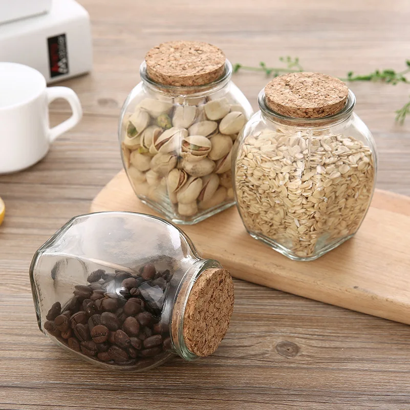 3 шт./креативная прозрачная стеклянная герметичная банка чайные банки круглые