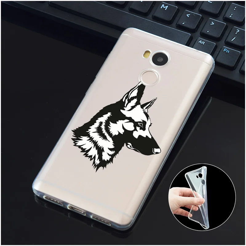 DREAMFOX M497 German Shepherd Soft TPU Silicone Case Cover For Xiaomi Redmi Note 3 4 5 Plus 3S 4A 4X 5A Pro Global |