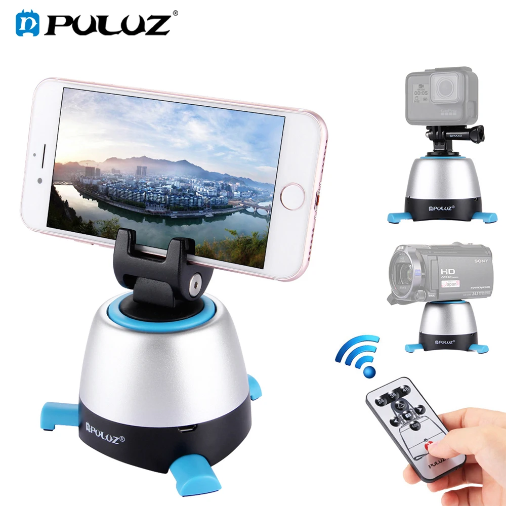 Головка панорамная PULUZ для смартфонов GoPro DSLR с пультом дистанционного управления