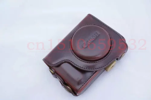 Новый чехол для камеры из искусственной кожи с плечевым ремнем Canon S100 S110 S120|camera case