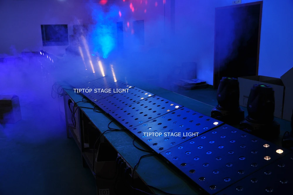 TIPTOP New Warm White Flat Led Matrix Light 6x6 USA Cree Lamp DMX Control 17CH/5CH/36CH Linear Dimmer Pattern/Number Beam Show | Лампы и