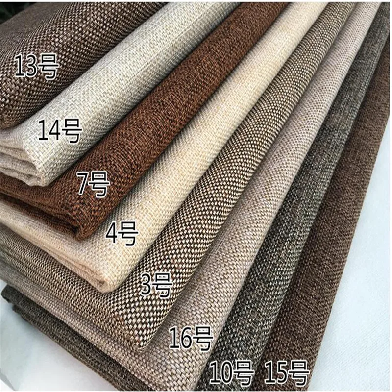 Ткань из хлопка и льна шириной 145 см ткань пеньковой ткани для валика дивана