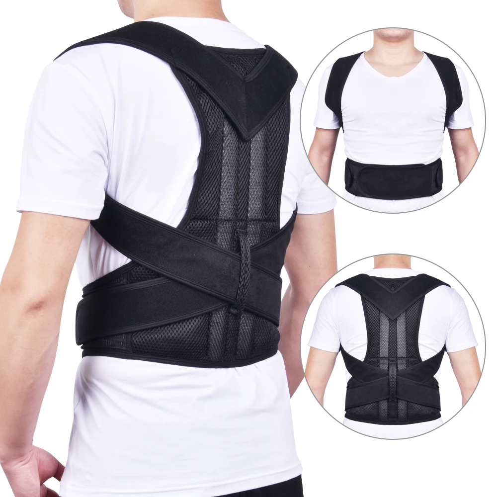 DearBeauty Orthopedic Belt Brace Posture Corrector Shoulder Back Support for Men Women Lumbar Spine Support Posture Correction