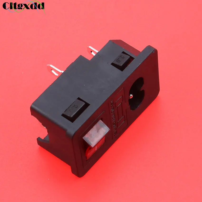Электрическая розетка Cltgxdd 1 шт. 250 В переменного тока 10 А IEC 320 C8 штепсельная вилка