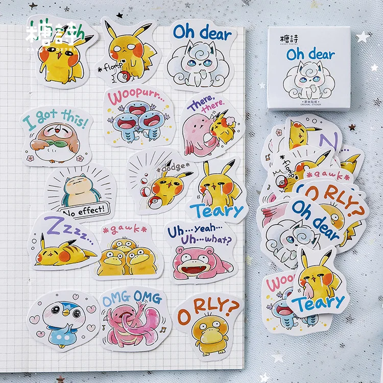 45 шт./упак. Kawaii Животные наклейки для вечеринки Декоративные Канцелярские