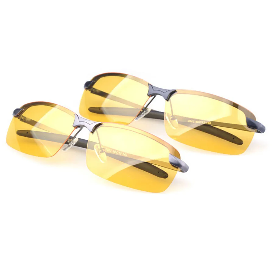 Мужские очки для вождения Aoron Брендовые ночного видения поляризованные