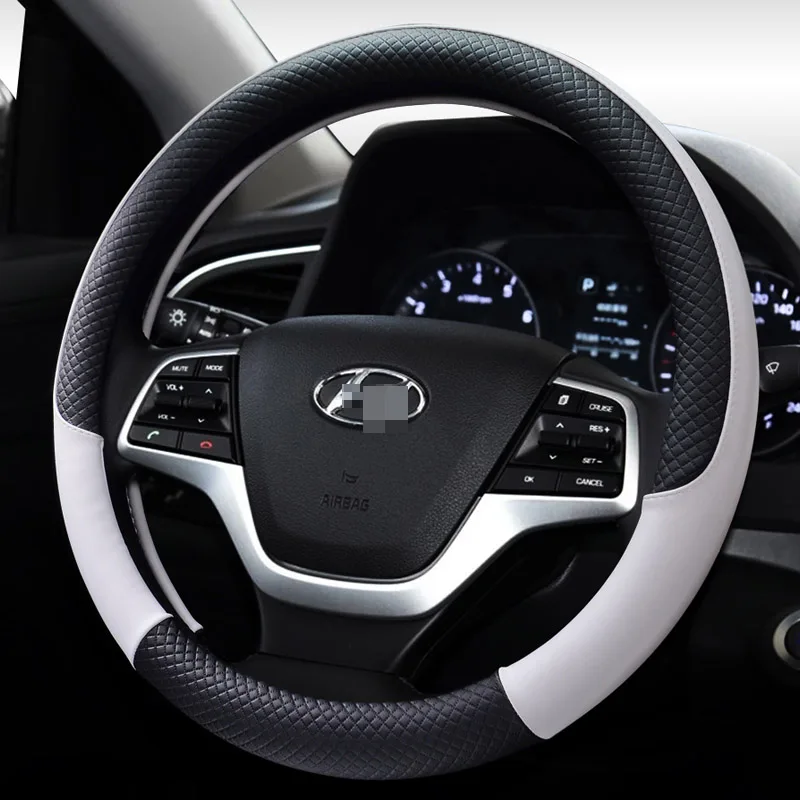 Автомобильный руль охватывает четыре сезона вообще кожа интерьера для Hyundai ix25 ix35