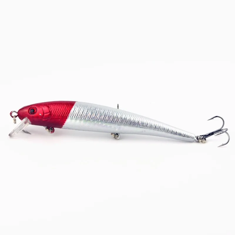 Жесткая Рыболовная Приманка Minnow 1 шт./лот 14 см 23 7 г с 3 рыболовными крюками