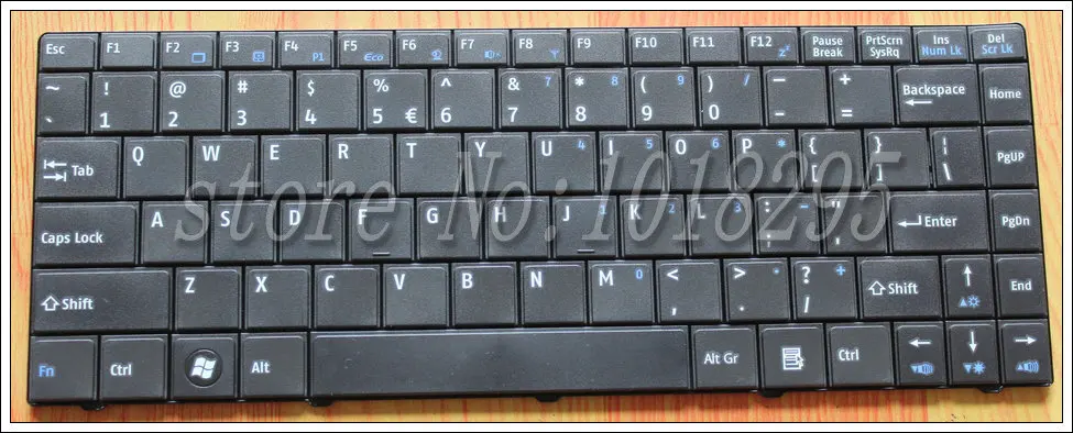 Новая клавиатура US для MSI X320 X300 X340 X400 tastaur Medion Akoya Mini E1312 E1313 черная ноутбука|keyboard for