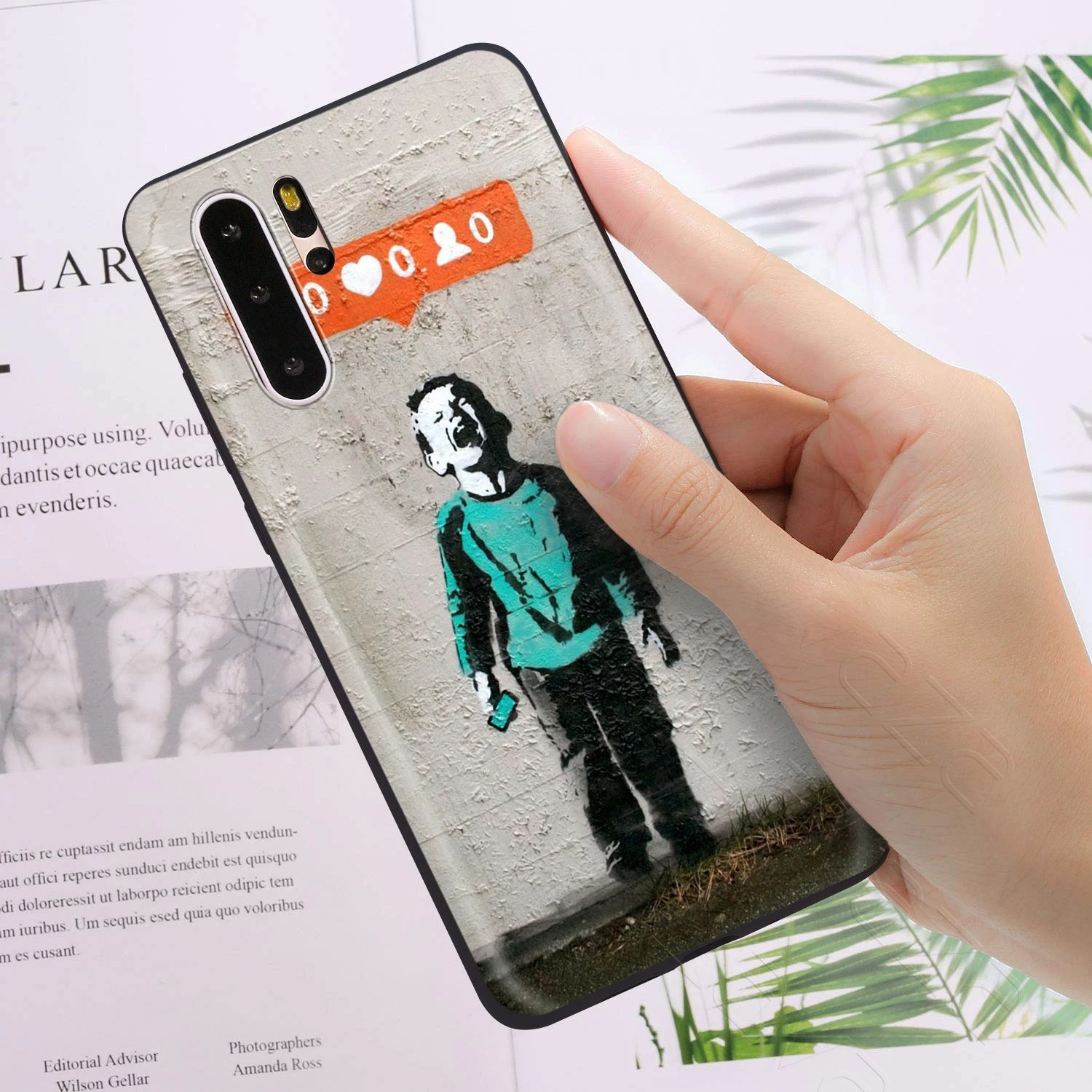 Lavaza Street Art Banksy Graffiti Case for Huawei Mate 30 20 Honor 6a 7a 7c 7x 8C 8x 9 10 Nova 3i 3 Lite Pro Y6 2018 |