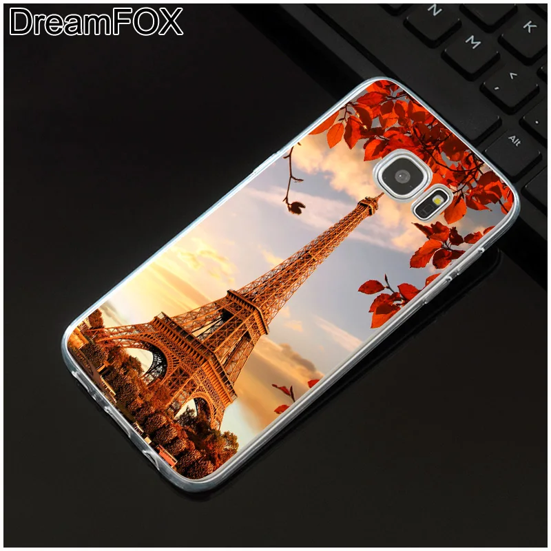 DREAMFOX M469 Эйфелева башня Мягкий ТПУ силиконовый чехол для samsung Galaxy Note S 6 7 8 9 10 10e 11 11e