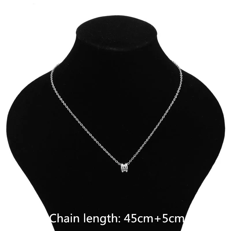 width 3mm long 45cm Idol звезда с шею ожерелье мужчины и wo мужчины короткое ожерелье индивидуальная длинная цепь ожерелье короткая шея цепь из нержавеющей стали - Окраска металла: width 3mm long 45cm