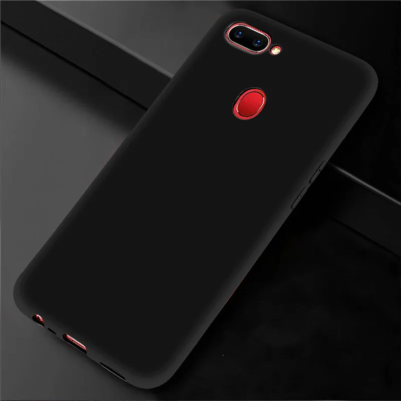 Матовый чехол для OPPO A57 A39 из углеродного волокна матовый Гибридный Силиконовый F5