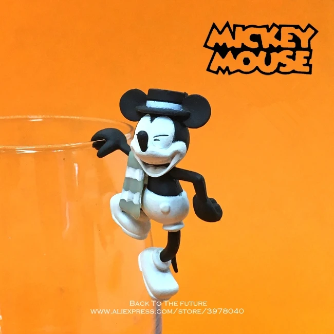 Disney Mickey Mouse 4 5 см 3 стиля мини кукла фигурка аниме украшение коллекции игрушка
