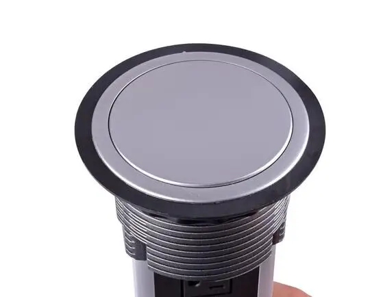 США Стандартный вытягивающий всплывающее гнездо питания настольный Безопасный