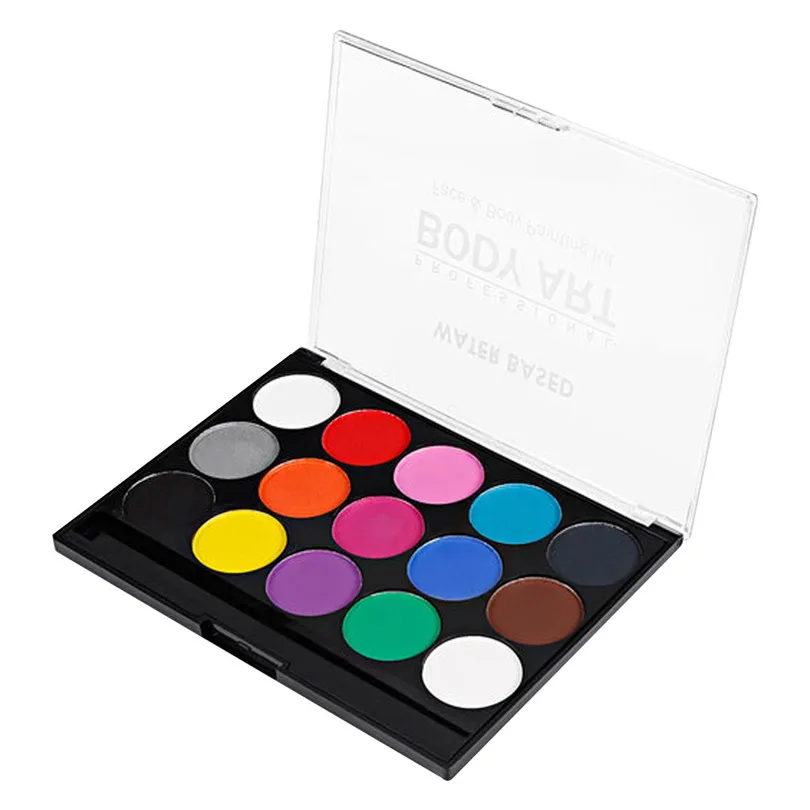 Набор краски для лица 15 цветов вечеринки краска тела легко красить и стирать