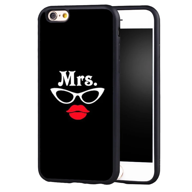 Mr. и Mrs. пара BFF лучшие друзья любовь полный защитный чехол для iPhone X 8 7 плюс 6 S 5 5S 5C se