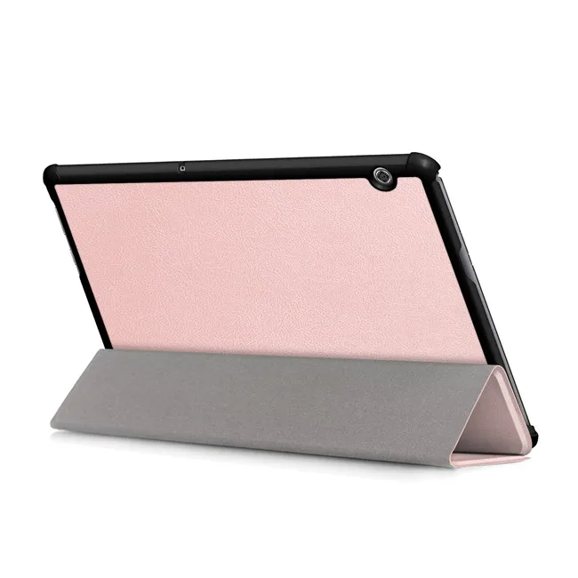 50 шт. искусственная кожа Стенд чехол для huawei MediaPad T5 10 AGS2-W09 AGS2-L09 AGS2-L03 10," Tablet+ Экран протектор