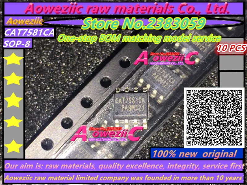 

Aoweziic 100% Новый оригинальный CAT7581CA CAT7581 SOP8 чип управления питанием
