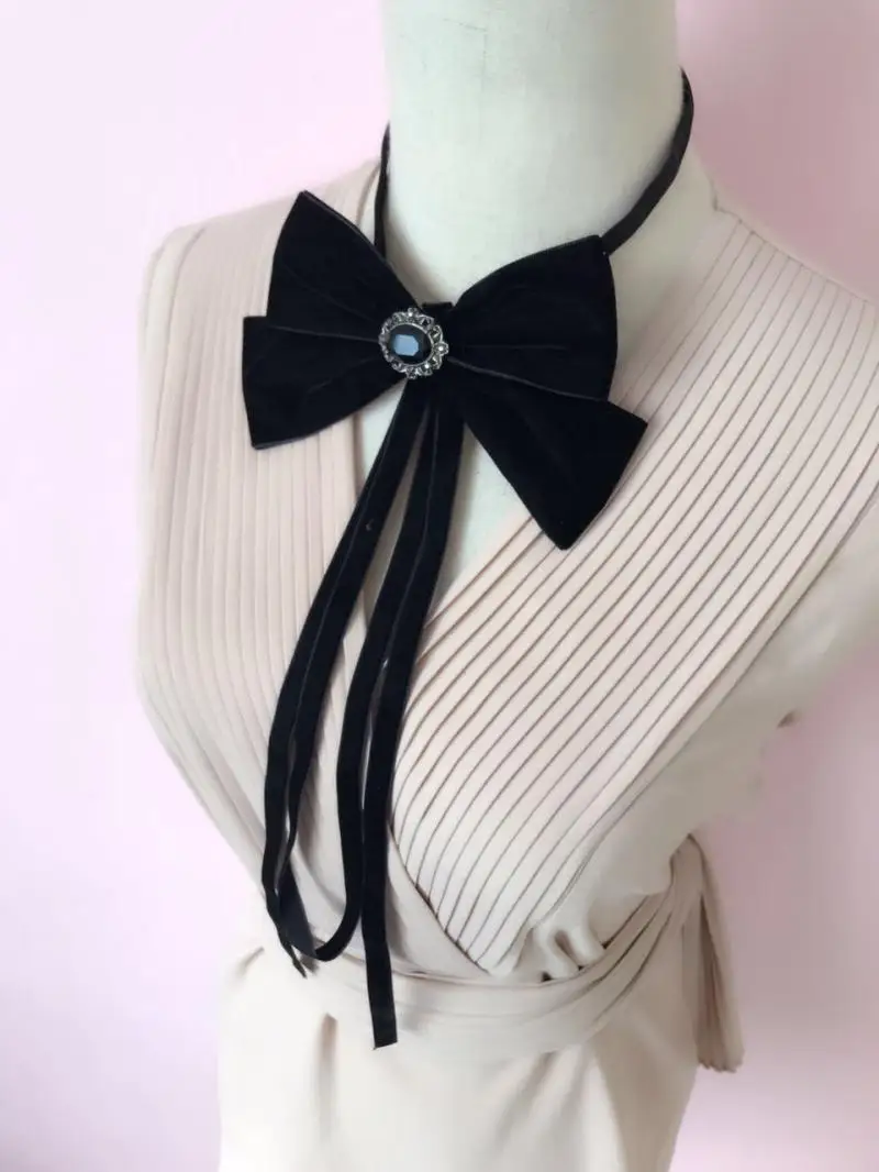 Новый модный бриллиантовый женский галстук бабочка универсальный великолепный