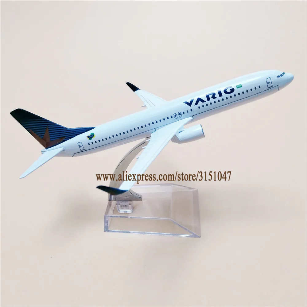 16 см Air Бразилия VARIG Boeing 737 B737 модель самолета сплав металла литья под давлением