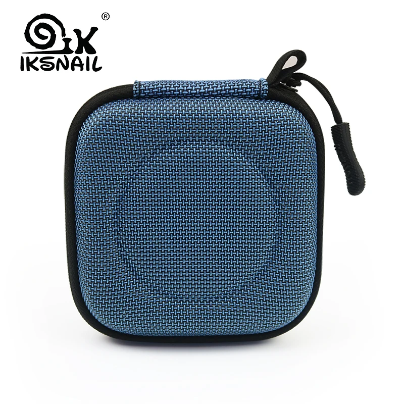 IKSNAIL Headphone Case Bag Portable Earphone Earbuds Hard Box Storage For Memory Card USB Cable Organizer Mini Earphone Bags