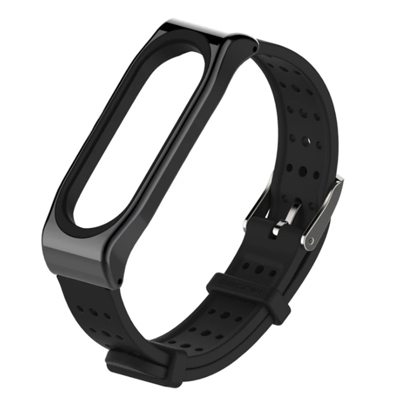 Спортивный силиконовый ремешок Miband 3 цветной для miband сменный Браслет аксессуары