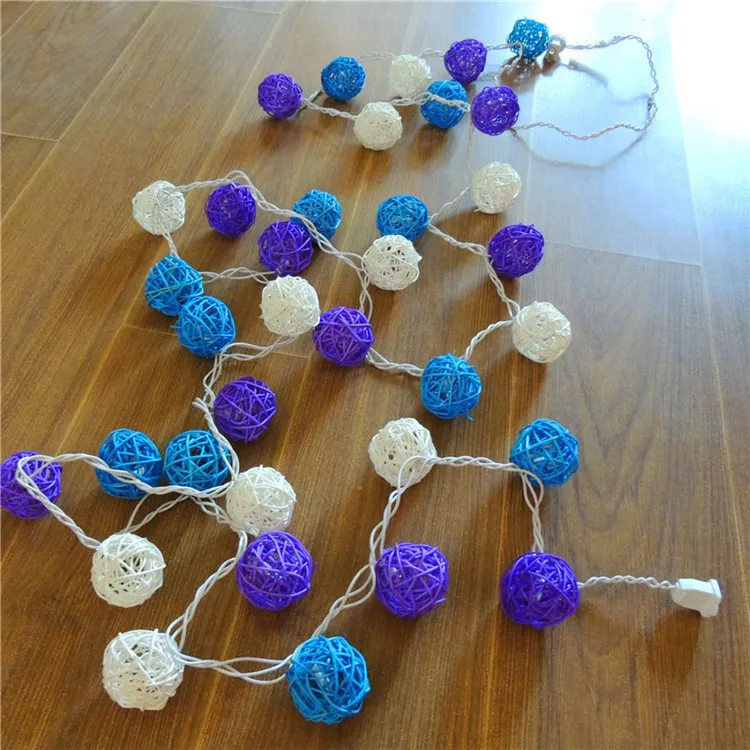 Beautiful party creative Chrismas indoor string lights garland lamp 4M AC220V ball Pendant for tree decoration | Лампы и освещение