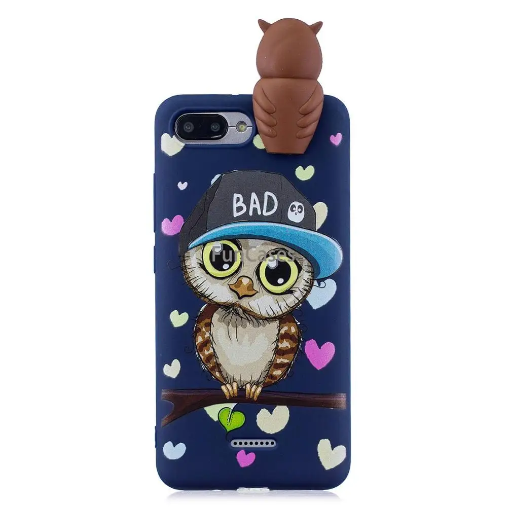 Чехол для Xiaomi Redmi 6A чехол Coque мягкий из ТПУ Fundas Мультяшные куклы игрушки чехлы