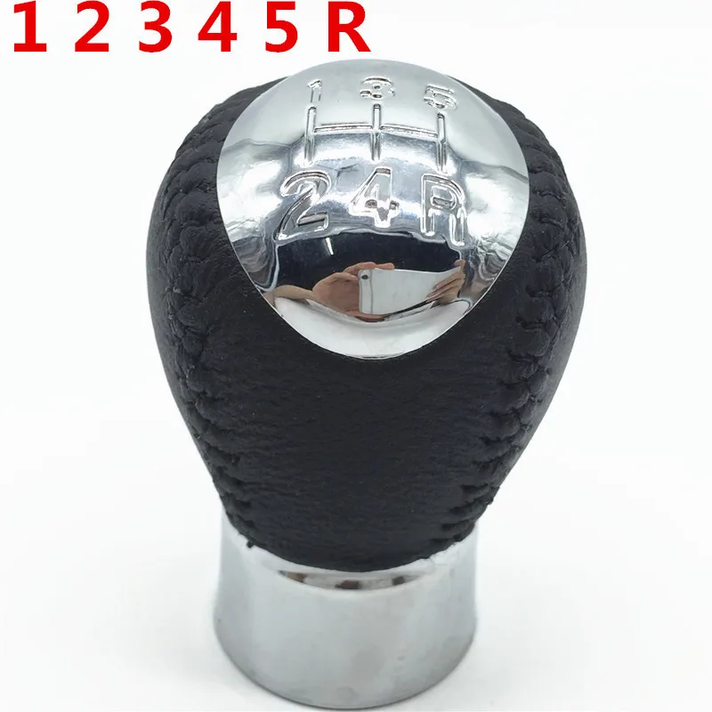 1 2 3 4 5 R 5/6 скорость, ручная рукоятка для рычага переключения передач, рукоятка переключения передач, гетры для багажника, ручка, крышка головки для Mazda 6 M6 2002-2007, автомобильный стиль - Название цвета: 1 2 3 4 5 R