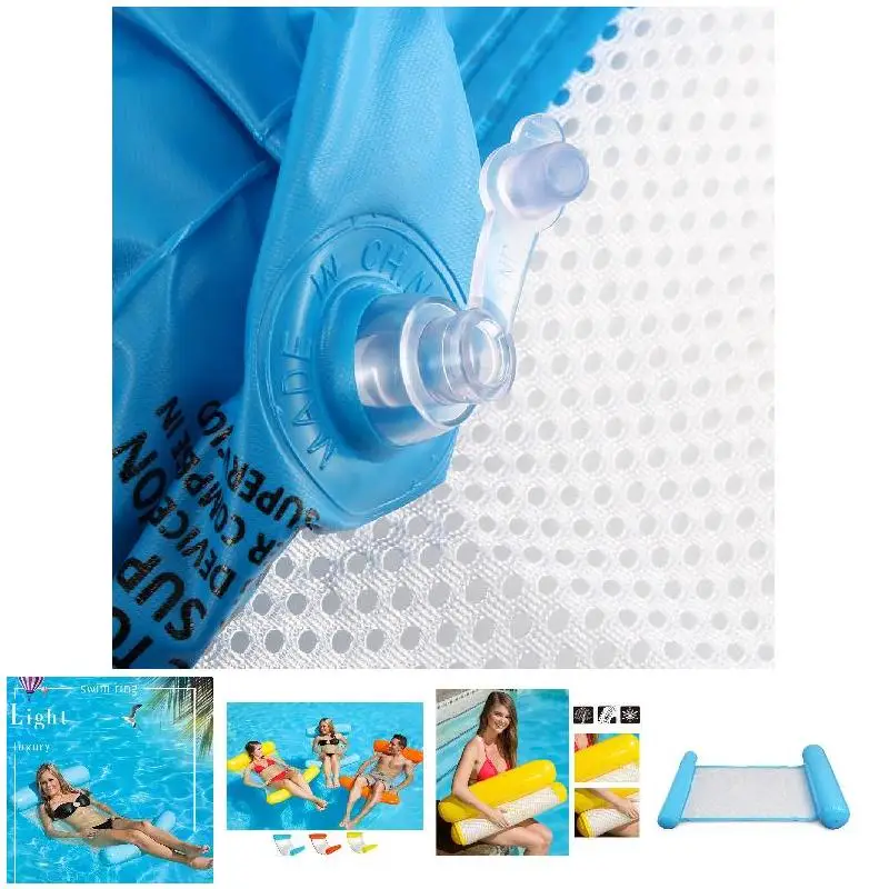 

Inflatable Water Hammock Floating Bed Lounge Chair Drifter Swimming Pool Beach Float for Adult MC889