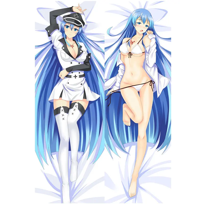 Японское аниме Акаме ga KILL 2017 июль Esdeath & Kurome otaku Подушка Dakimakura чехол обнимающая