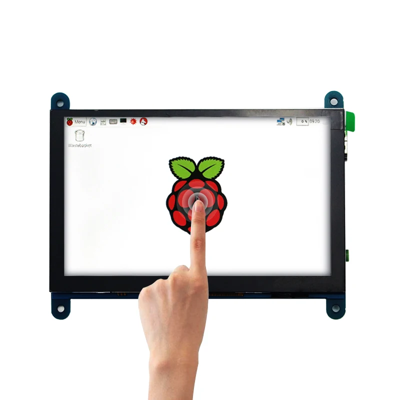 Raspberry Pi 4 Модель B ЖК-экран сенсорный экран 5 дюймов емкостный 800*480 дисплей модуль совместимый для Raspberry Pi 3 Model B+/3B