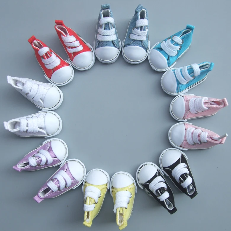 Парусиновая обувь для шарнирных кукол 1 пара 5 см|doll shoes|fashion doll shoesbjd shoes |