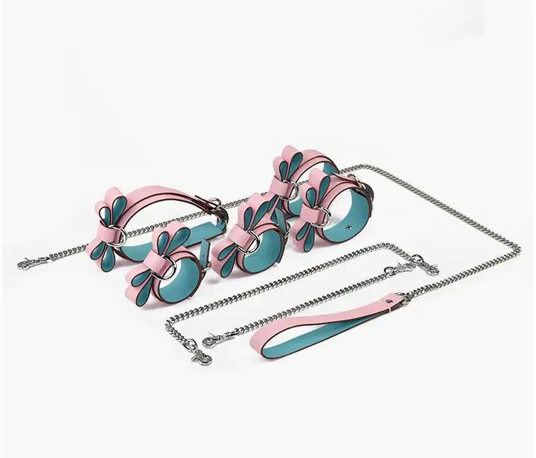 Секс игрушки для взрослых женские кожаные наручники манжеты на лодыжке