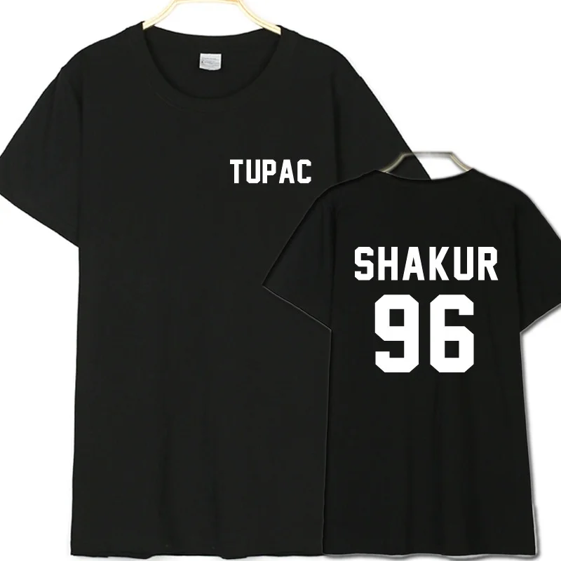 Thug Life футболки Шакур 96 Тупак 2PAC альбом уличная рубашки хип-хоп рэп короткий рукав