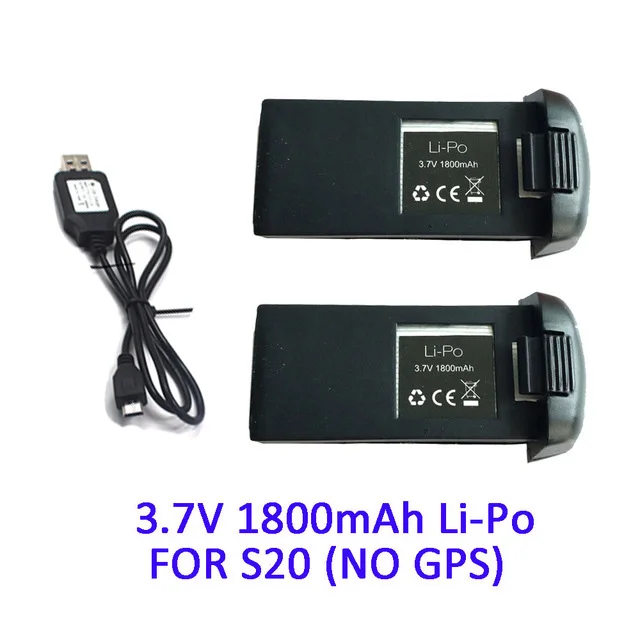 S20 S30 Дрон RC лодка запасная батарея 3 7 V 1800MAH LI PO запасные части для замены|Детали и