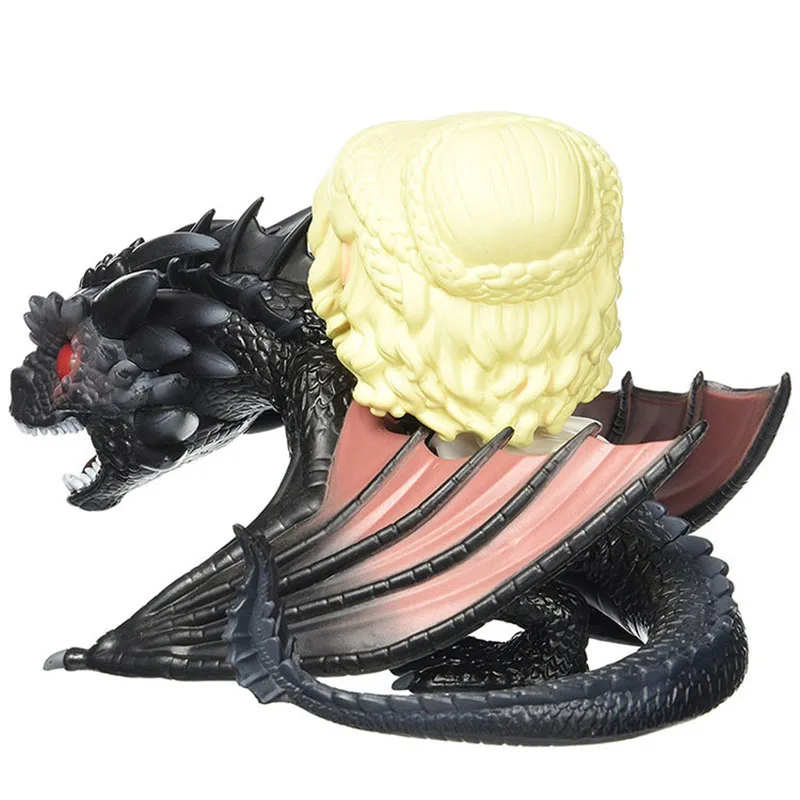 Поп Игра престолов Night's King &amp Daenerys Ride the Drogon Dragon Mother настольная модель куклы