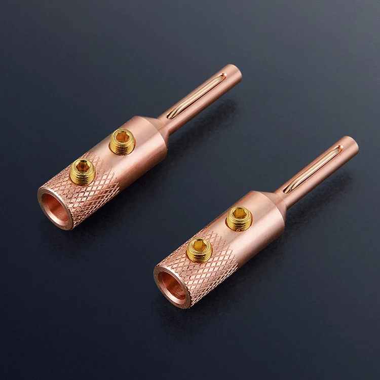 Viborg VB401100 % чистая медь разъем типа &quotбанан&quot динамик кабель DIY|banana plug copper|plugplug banana